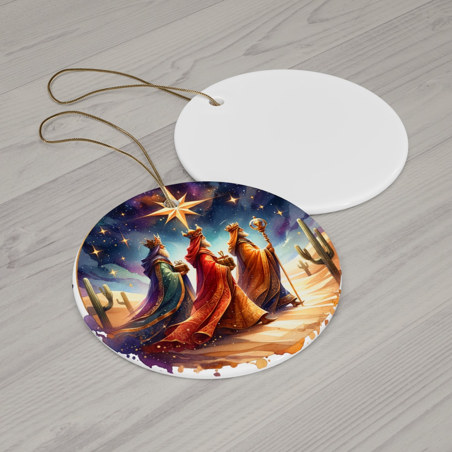 Ceramic Ornament, 4 Shapes
