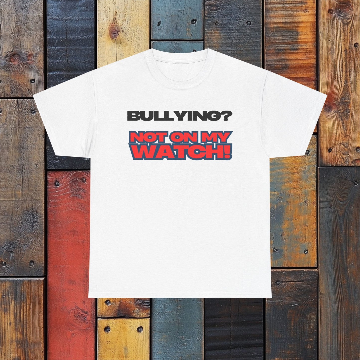 Anti-Bullying Awareness Tee, Unisex Heavy Cotton Tee, Advocacy Shirt, Supportive Gift, Youth Empowerment Apparel, Inclusive Fashion