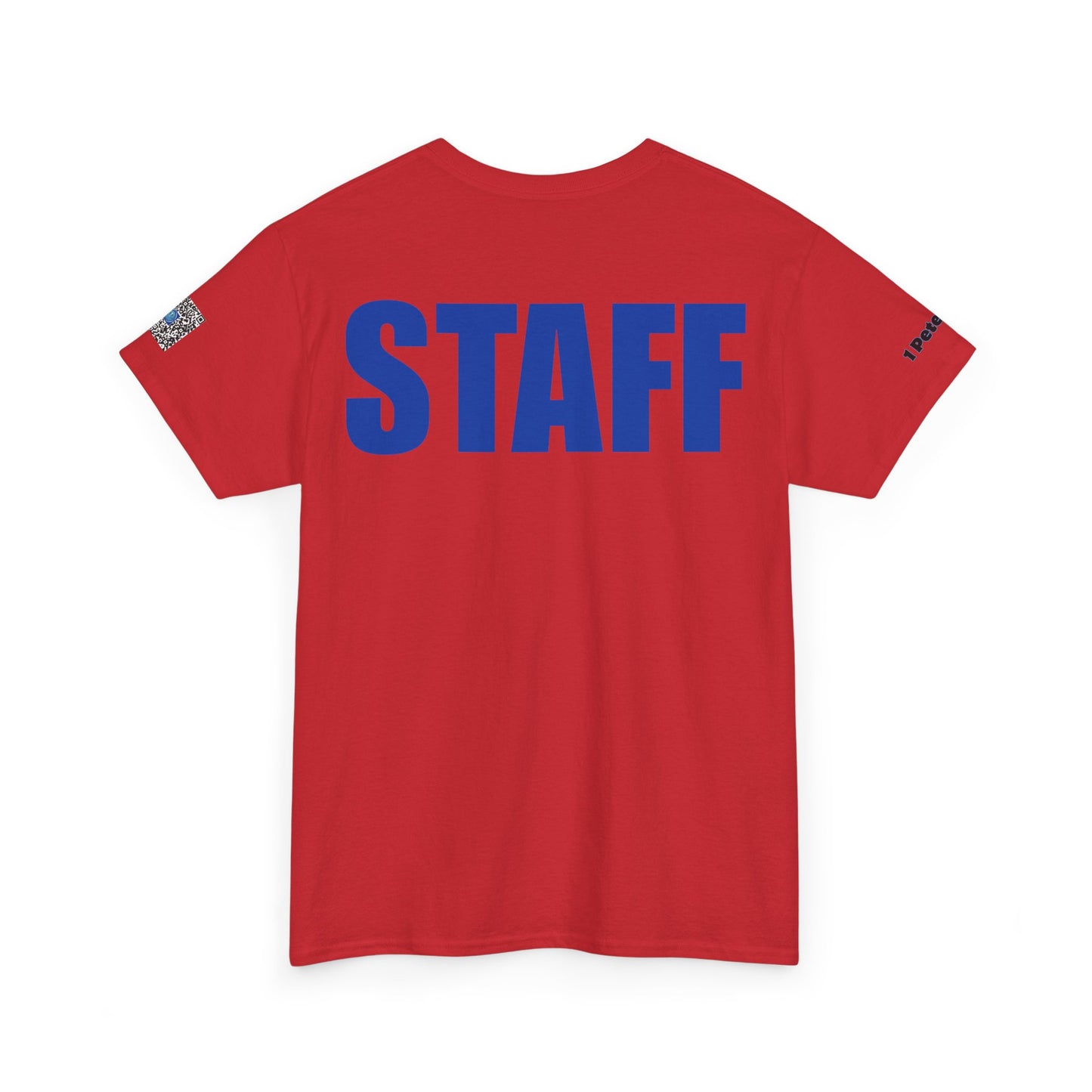 Staff Unisex Heavy Cotton Tee - Bold Statement Shirt, Team Apparel, Casual Wear, Event Clothing, Fun Group Outing