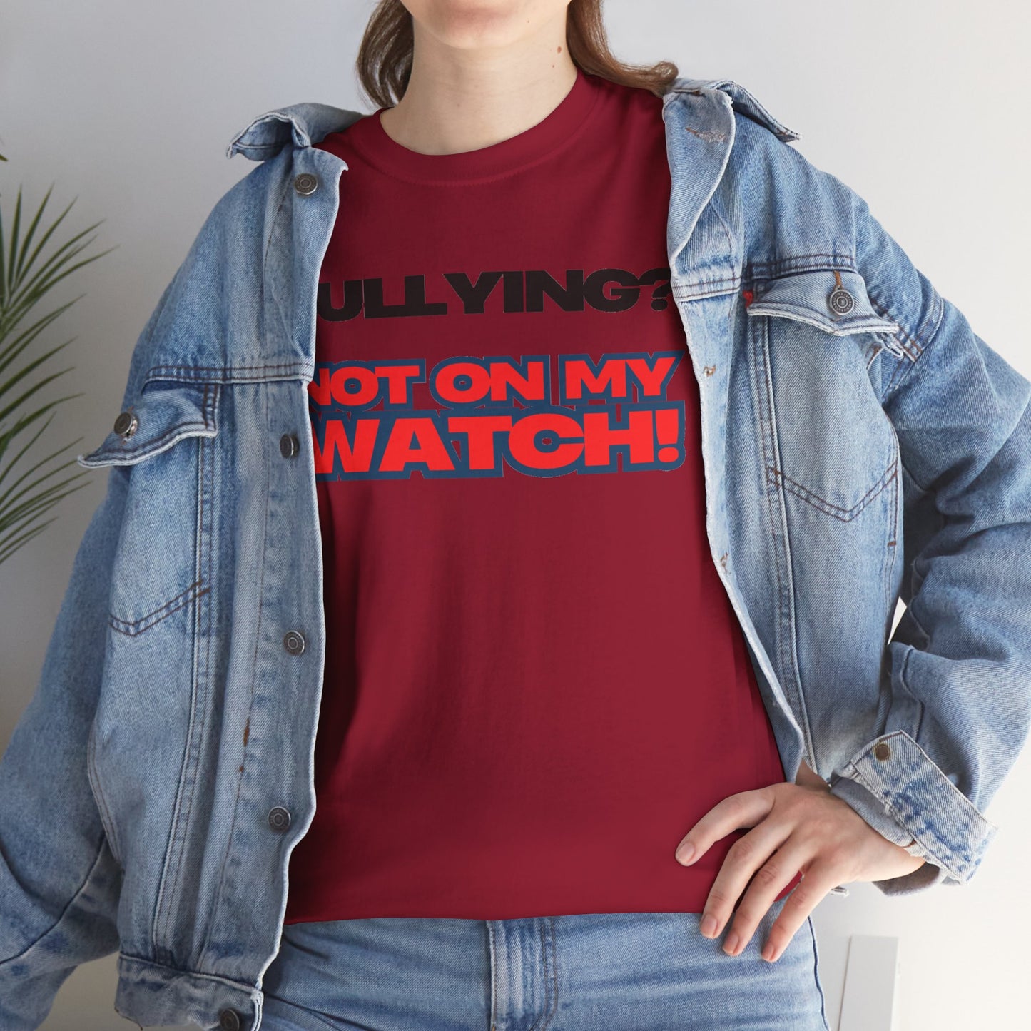 Anti-Bullying Awareness Tee, Unisex Heavy Cotton Tee, Advocacy Shirt, Supportive Gift, Youth Empowerment Apparel, Inclusive Fashion