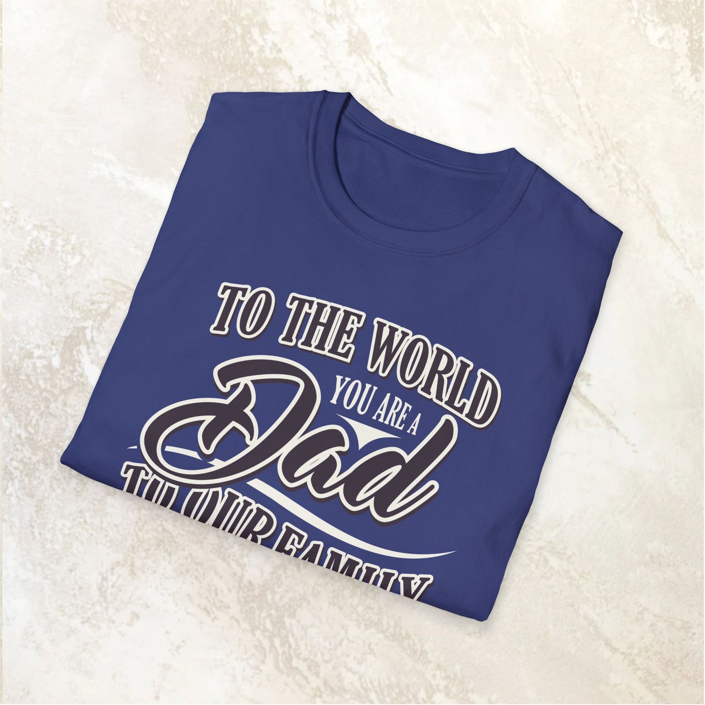 Dad Family Unisex Softstyle T-Shirt - Perfect Gift for Father's Day
