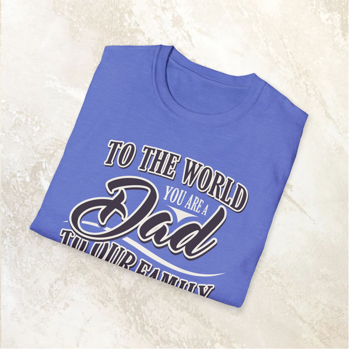 Dad Family Unisex Softstyle T-Shirt - Perfect Gift for Father's Day