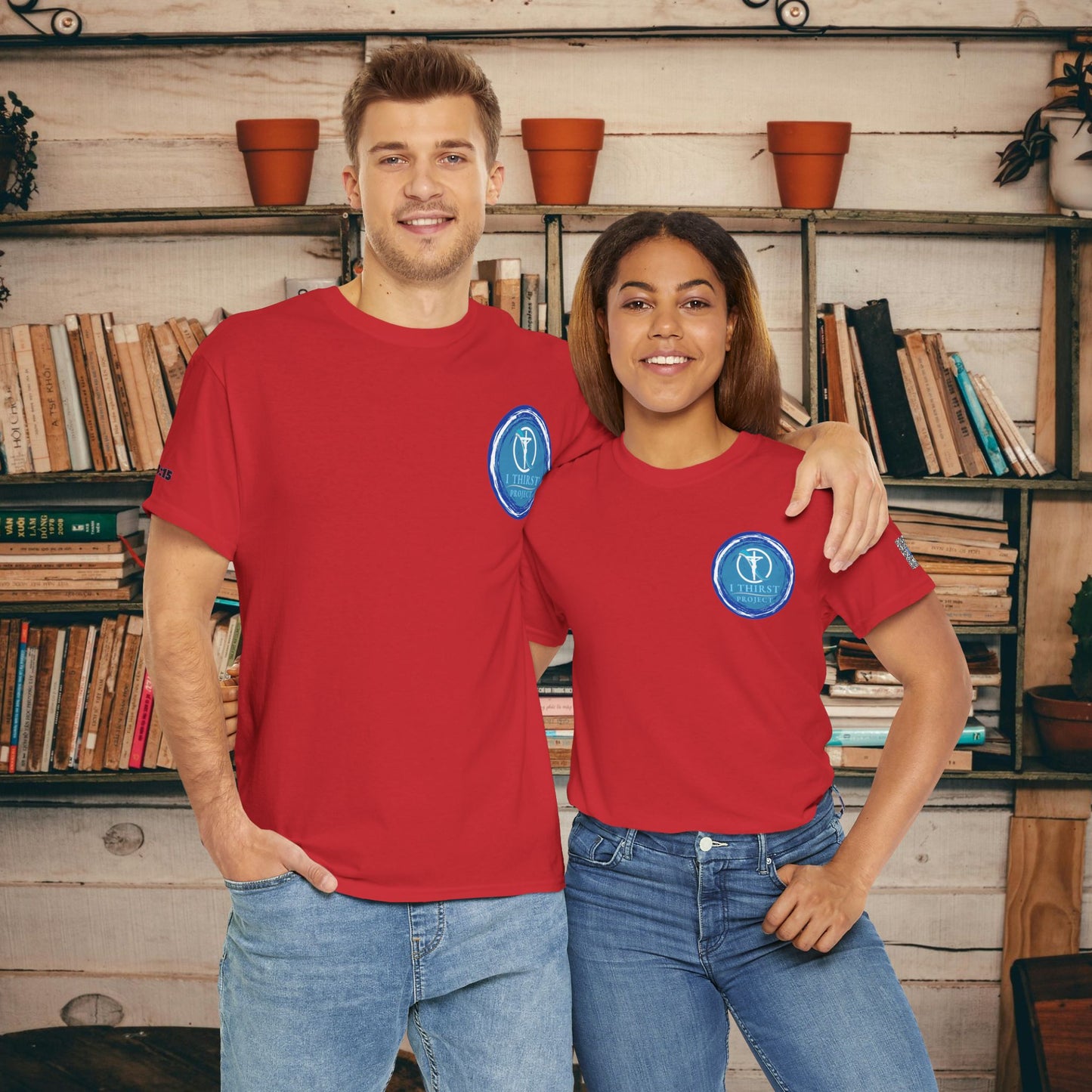 Staff Unisex Heavy Cotton Tee - Bold Statement Shirt, Team Apparel, Casual Wear, Event Clothing, Fun Group Outing