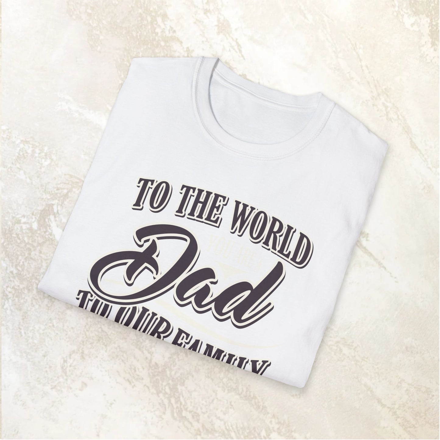 Dad Family Unisex Softstyle T-Shirt - Perfect Gift for Father's Day