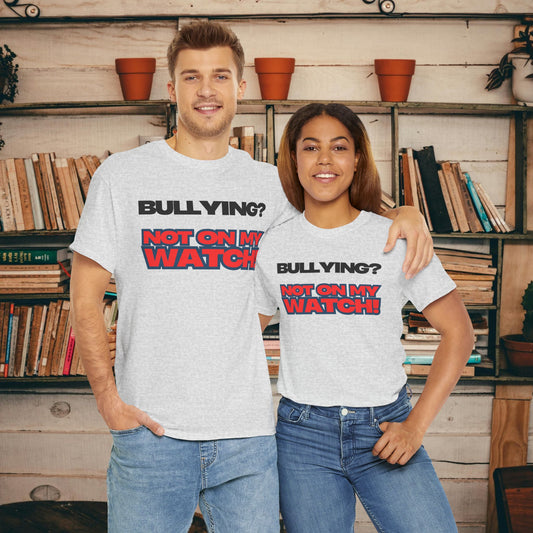 Anti-Bullying Awareness Tee, Unisex Heavy Cotton Tee, Advocacy Shirt, Supportive Gift, Youth Empowerment Apparel, Inclusive Fashion