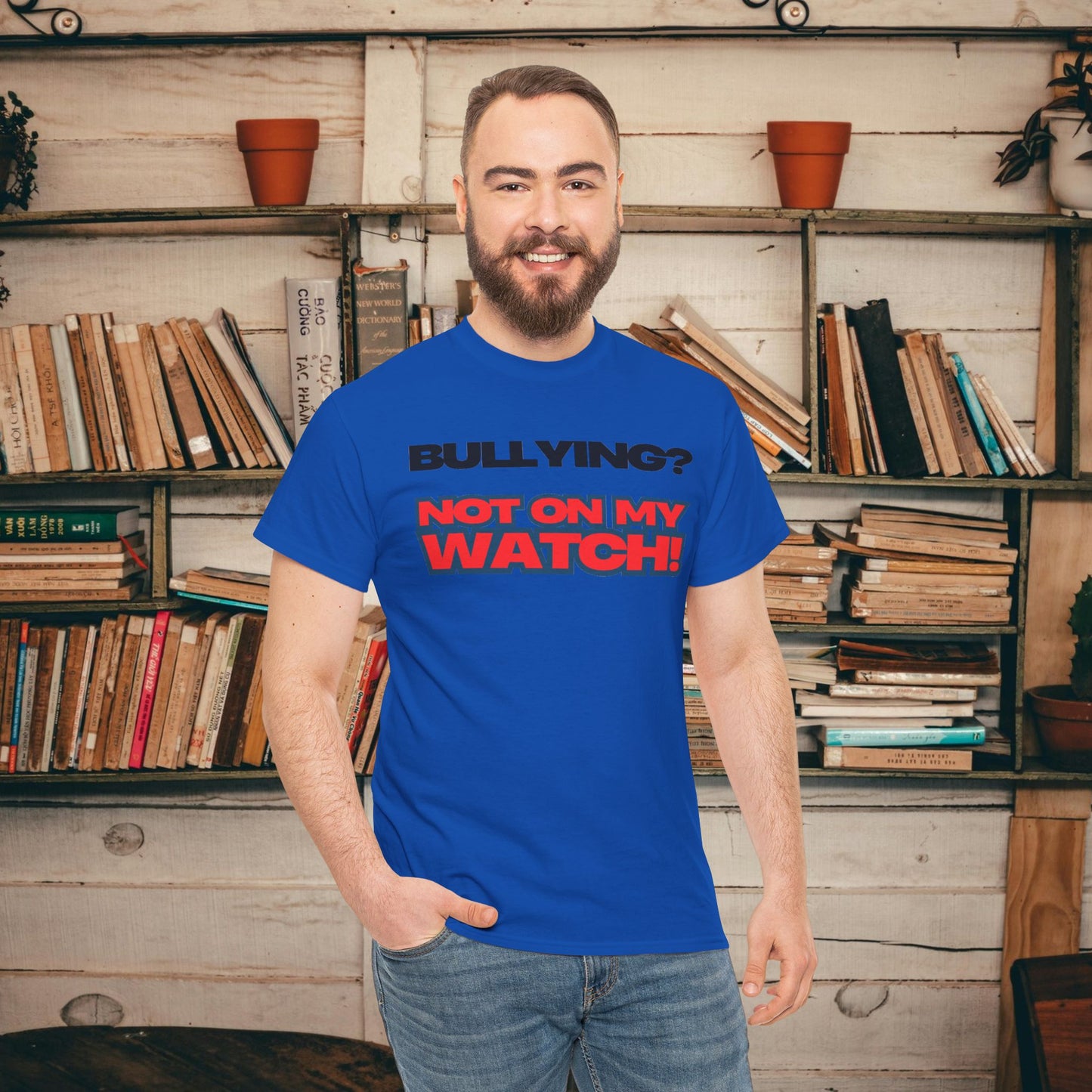 Anti-Bullying Awareness Tee, Unisex Heavy Cotton Tee, Advocacy Shirt, Supportive Gift, Youth Empowerment Apparel, Inclusive Fashion