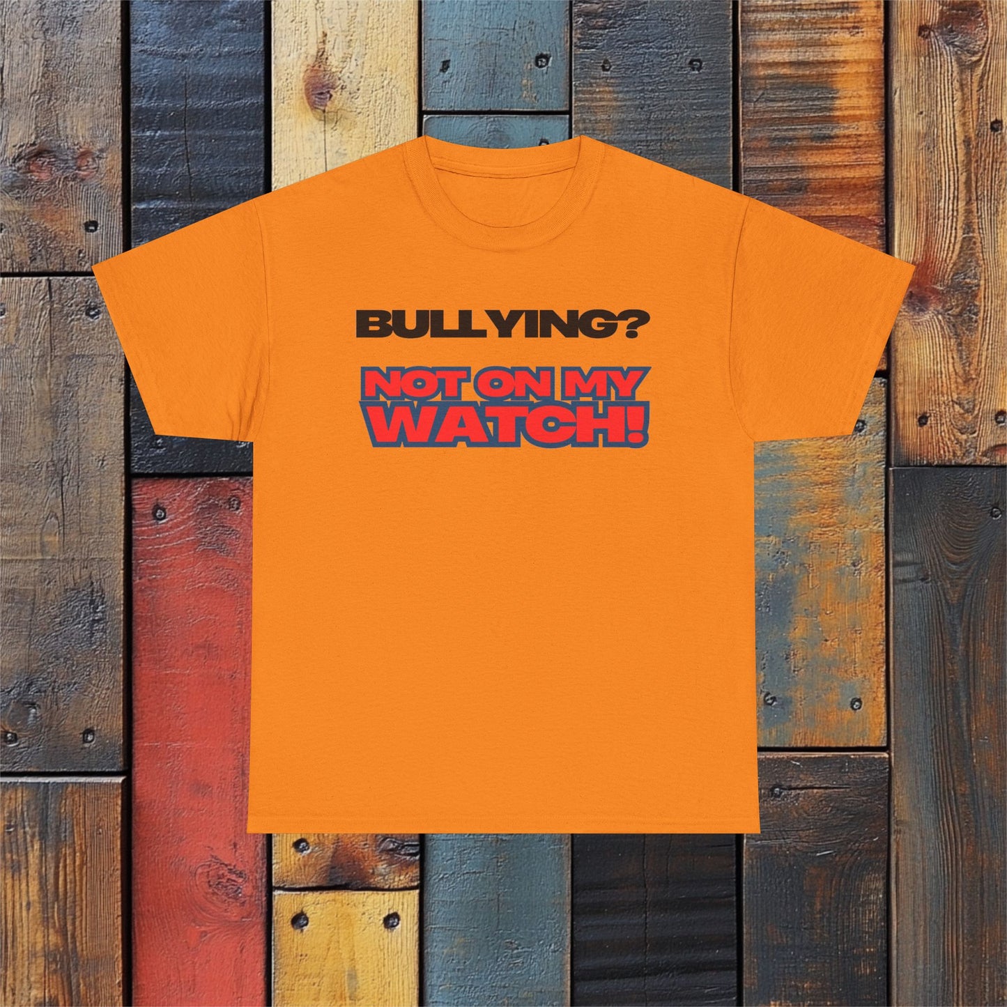 Anti-Bullying Awareness Tee, Unisex Heavy Cotton Tee, Advocacy Shirt, Supportive Gift, Youth Empowerment Apparel, Inclusive Fashion