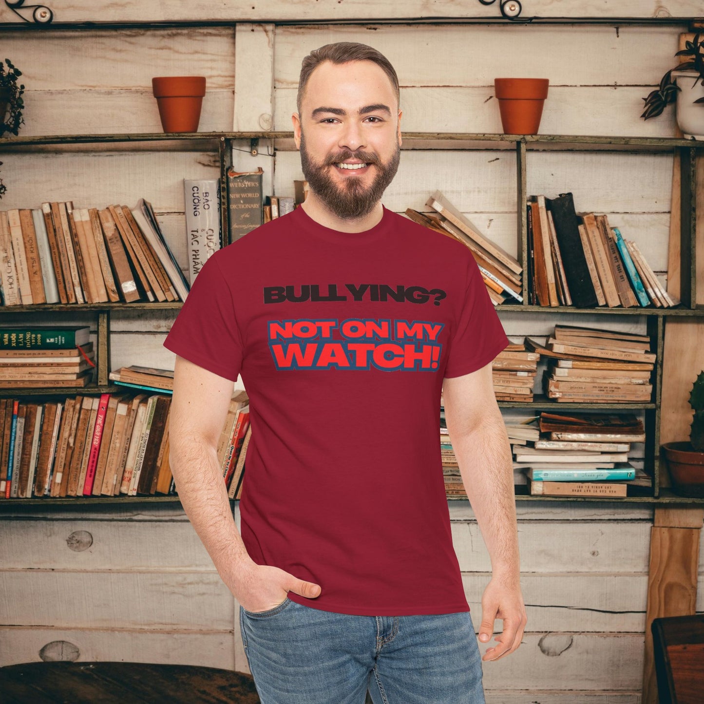 Anti-Bullying Awareness Tee, Unisex Heavy Cotton Tee, Advocacy Shirt, Supportive Gift, Youth Empowerment Apparel, Inclusive Fashion