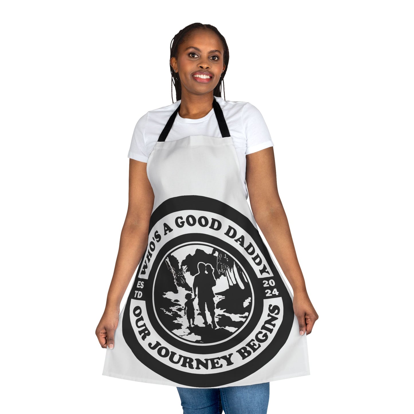 Apron, 5-Color Straps (AOP)