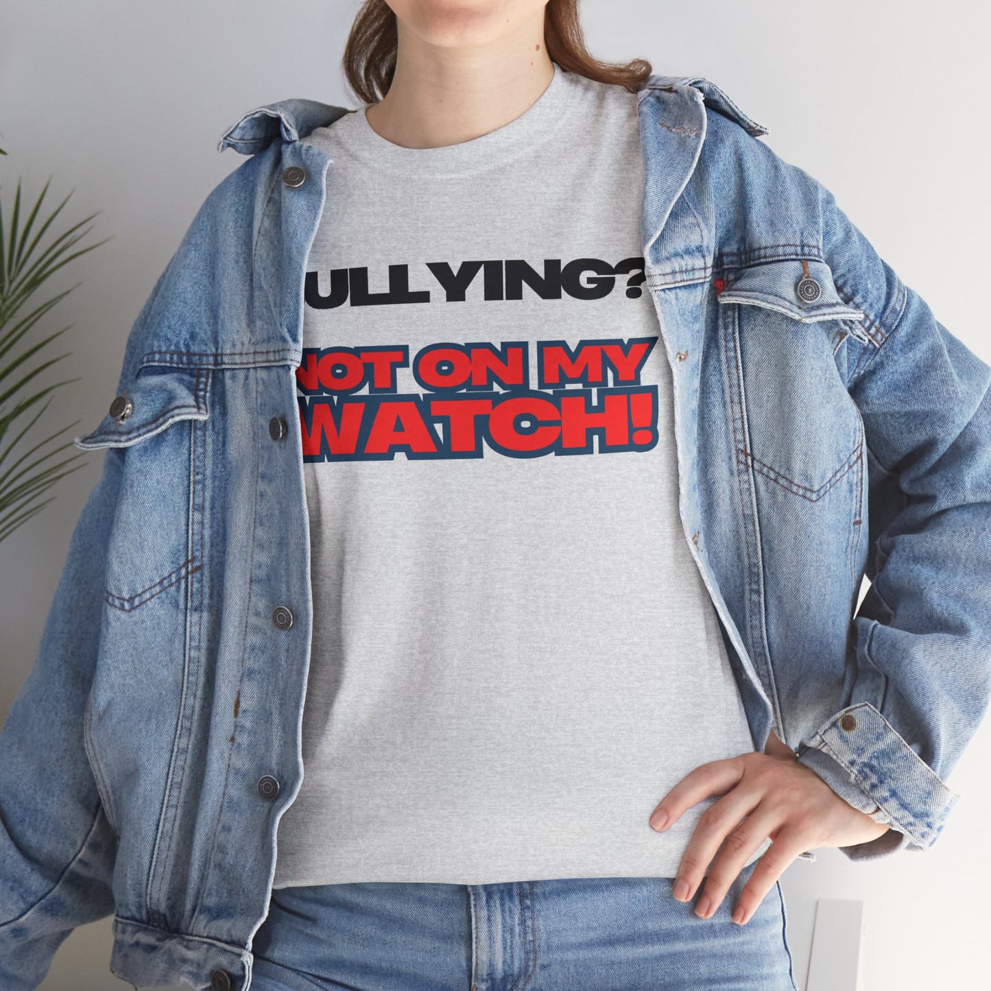 Anti-Bullying Awareness Tee, Unisex Heavy Cotton Tee, Advocacy Shirt, Supportive Gift, Youth Empowerment Apparel, Inclusive Fashion