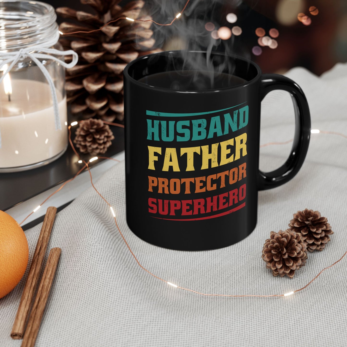 Superhero Dad Mug - Perfect Gift for Husbands and Fathers