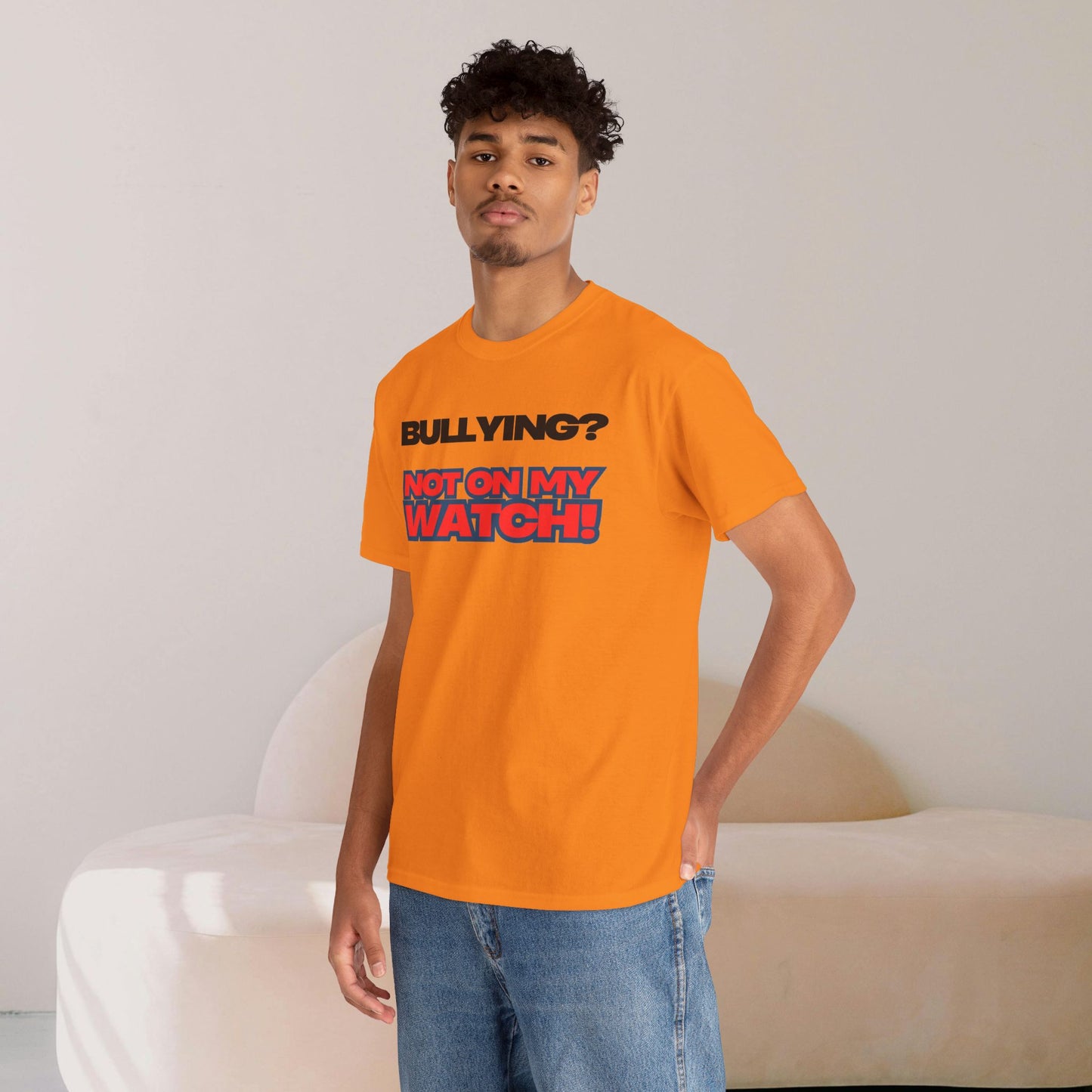 Anti-Bullying Awareness Tee, Unisex Heavy Cotton Tee, Advocacy Shirt, Supportive Gift, Youth Empowerment Apparel, Inclusive Fashion