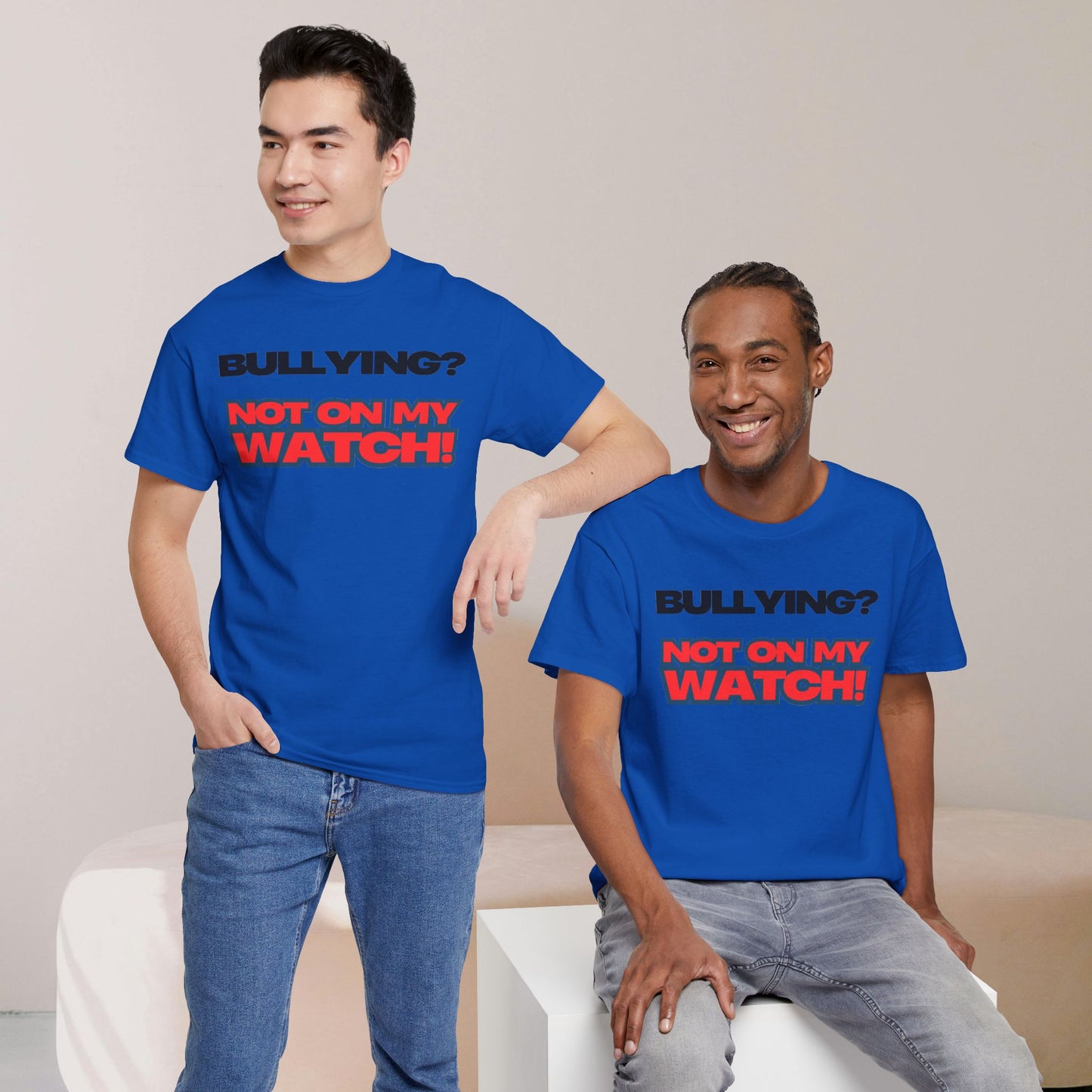 Anti-Bullying Awareness Tee, Unisex Heavy Cotton Tee, Advocacy Shirt, Supportive Gift, Youth Empowerment Apparel, Inclusive Fashion