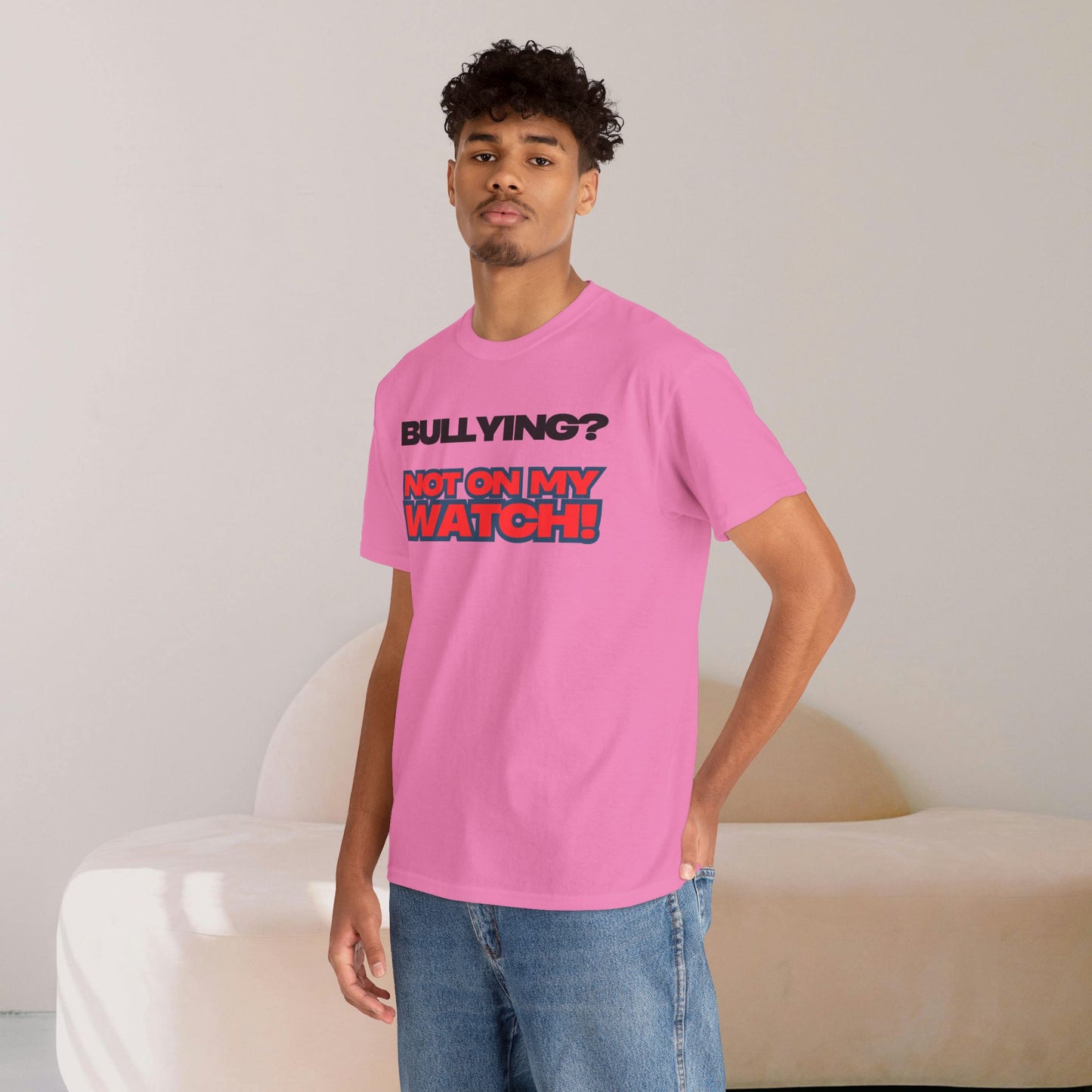 Anti-Bullying Awareness Tee, Unisex Heavy Cotton Tee, Advocacy Shirt, Supportive Gift, Youth Empowerment Apparel, Inclusive Fashion