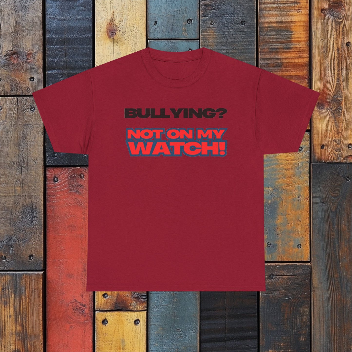 Anti-Bullying Awareness Tee, Unisex Heavy Cotton Tee, Advocacy Shirt, Supportive Gift, Youth Empowerment Apparel, Inclusive Fashion