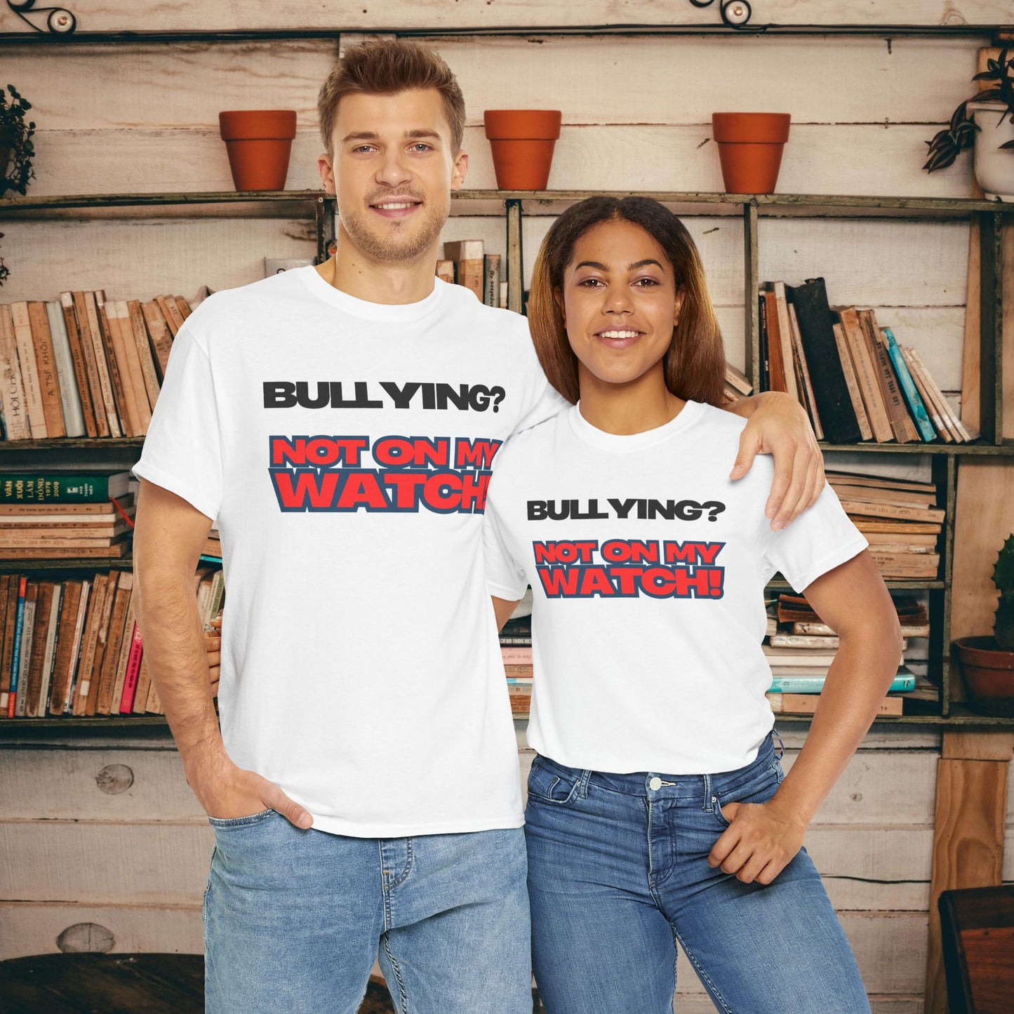 Anti-Bullying Awareness Tee, Unisex Heavy Cotton Tee, Advocacy Shirt, Supportive Gift, Youth Empowerment Apparel, Inclusive Fashion