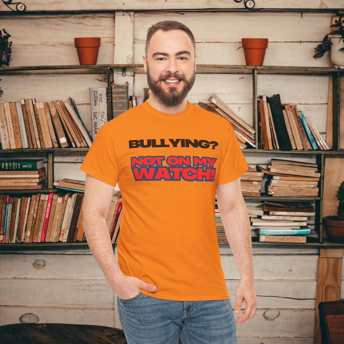 Anti-Bullying Awareness Tee, Unisex Heavy Cotton Tee, Advocacy Shirt, Supportive Gift, Youth Empowerment Apparel, Inclusive Fashion
