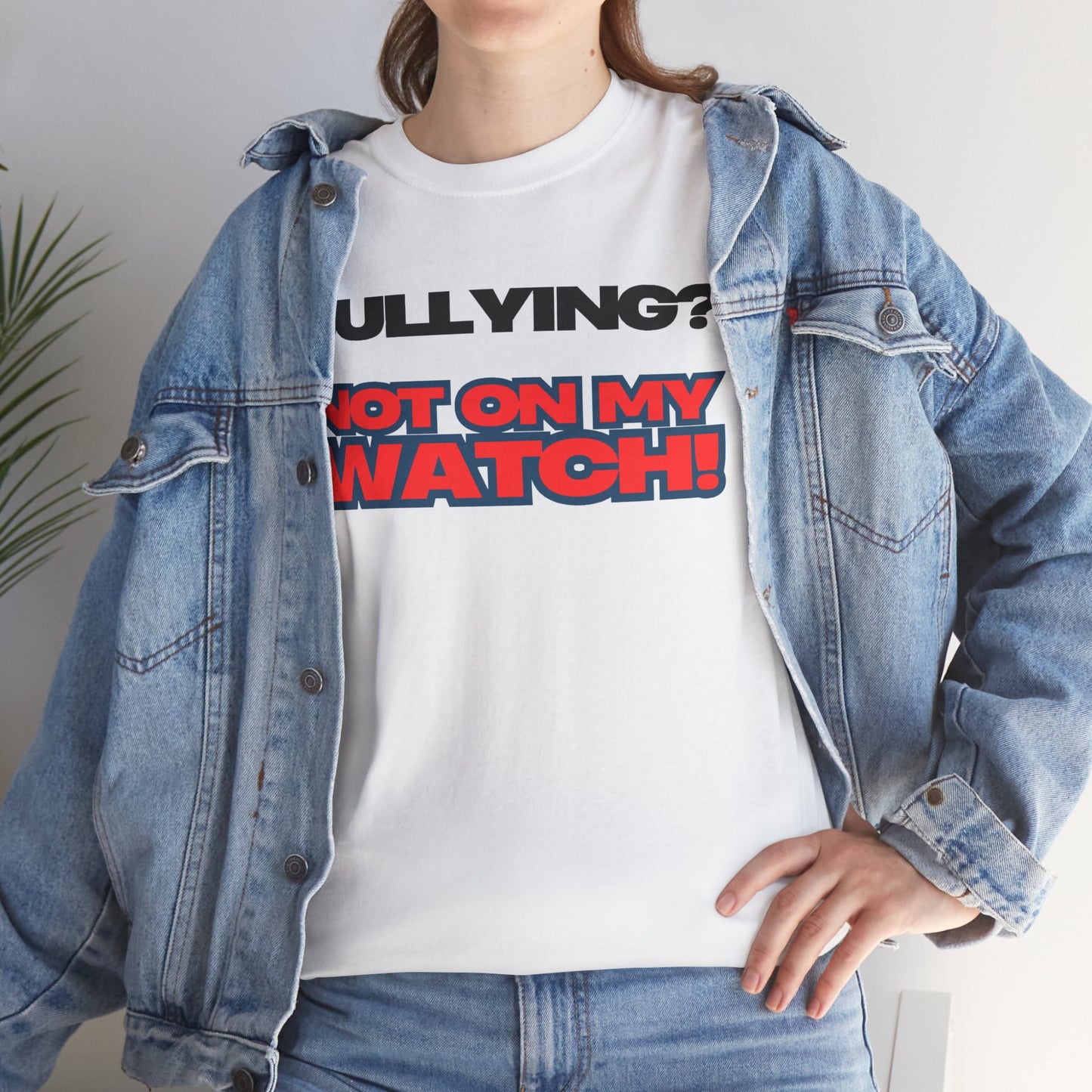 Anti-Bullying Awareness Tee, Unisex Heavy Cotton Tee, Advocacy Shirt, Supportive Gift, Youth Empowerment Apparel, Inclusive Fashion