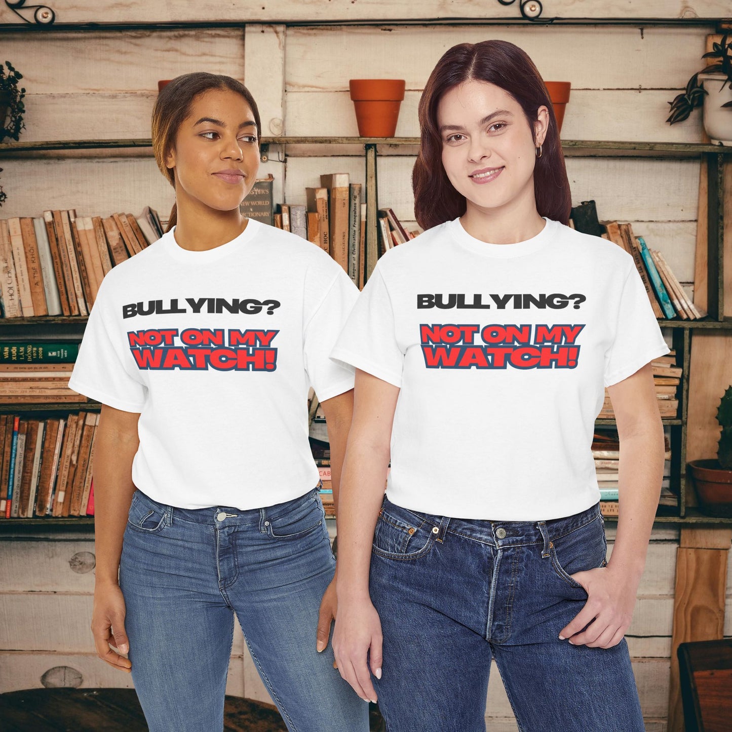 Anti-Bullying Awareness Tee, Unisex Heavy Cotton Tee, Advocacy Shirt, Supportive Gift, Youth Empowerment Apparel, Inclusive Fashion