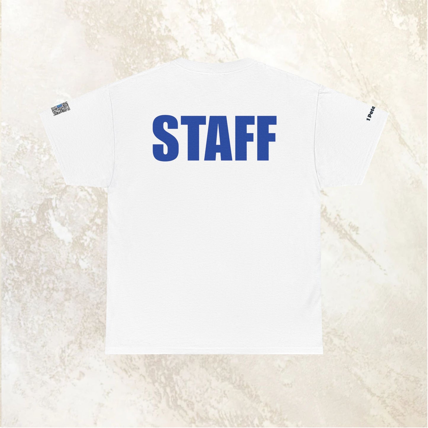 Staff Unisex Heavy Cotton Tee, Casual Wear, Team Apparel, Work Event Shirt, Gift for Staff Recognition