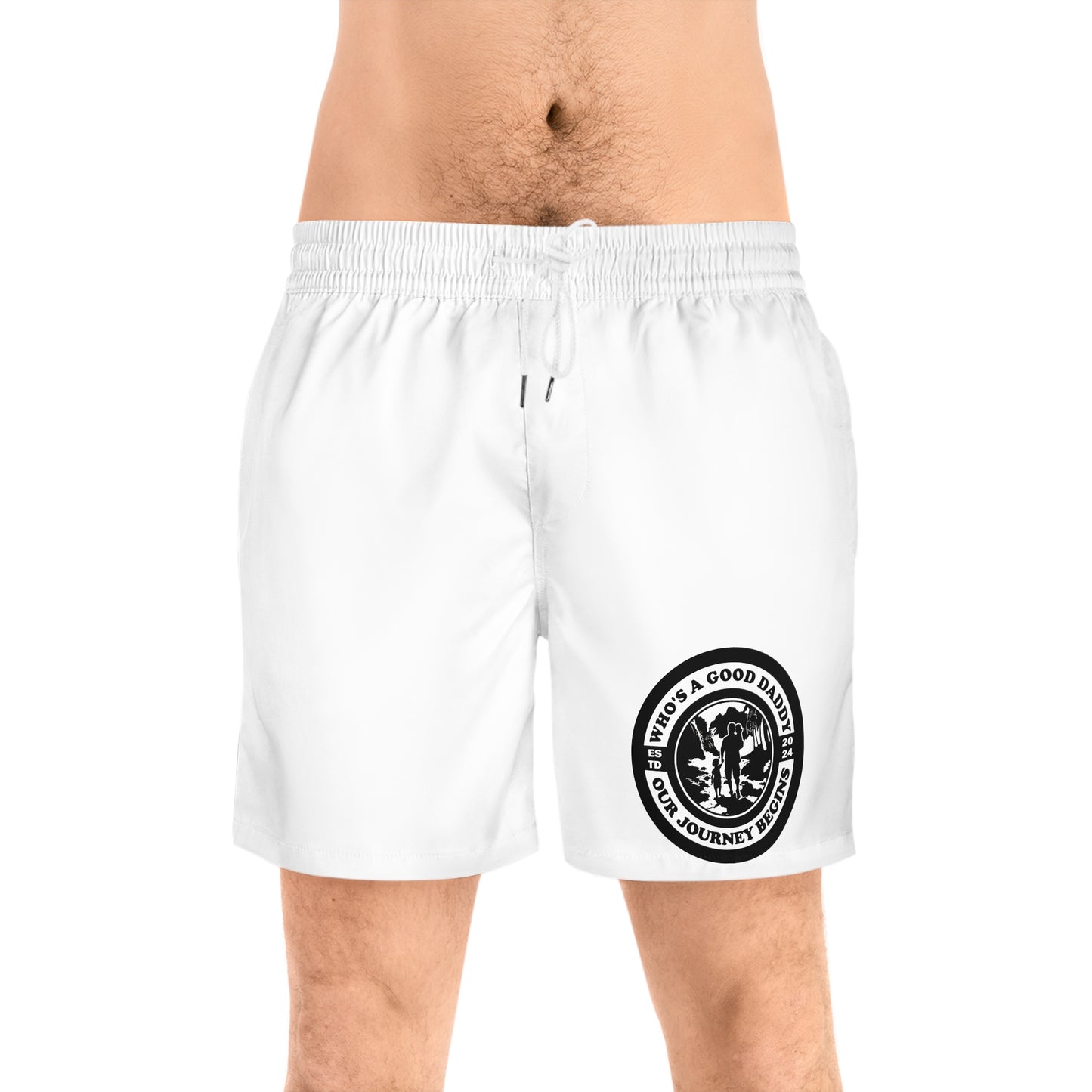 Men's Mid-Length Swim Shorts (AOP)