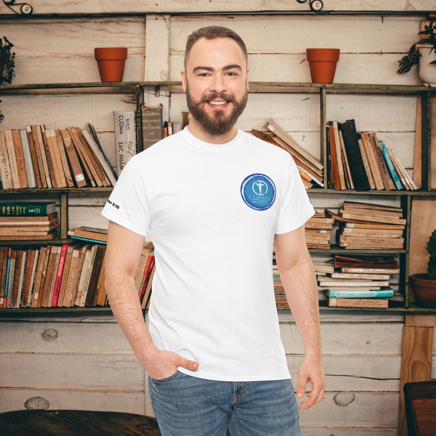 Staff Unisex Heavy Cotton Tee, Casual Wear, Team Apparel, Work Event Shirt, Gift for Staff Recognition