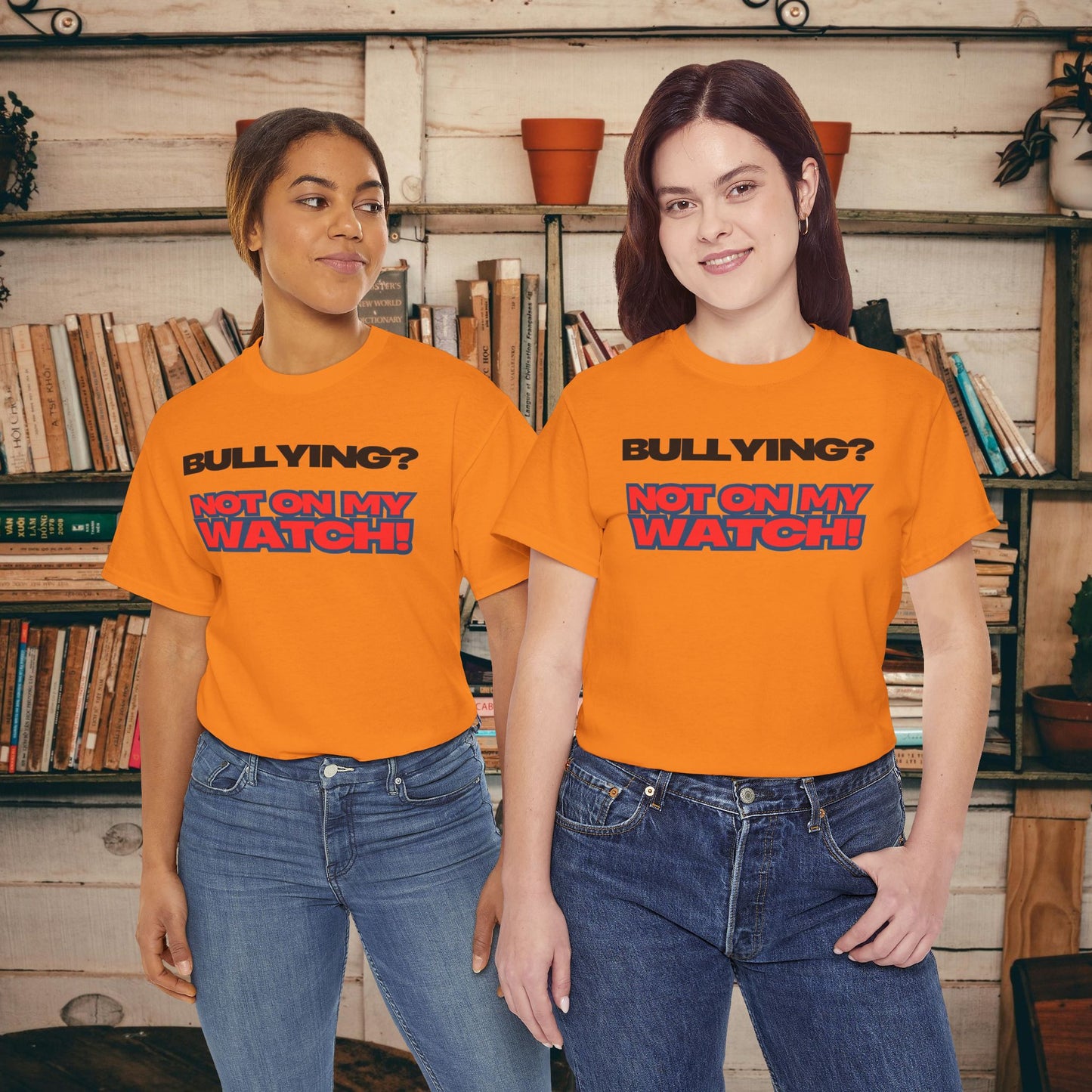 Anti-Bullying Awareness Tee, Unisex Heavy Cotton Tee, Advocacy Shirt, Supportive Gift, Youth Empowerment Apparel, Inclusive Fashion