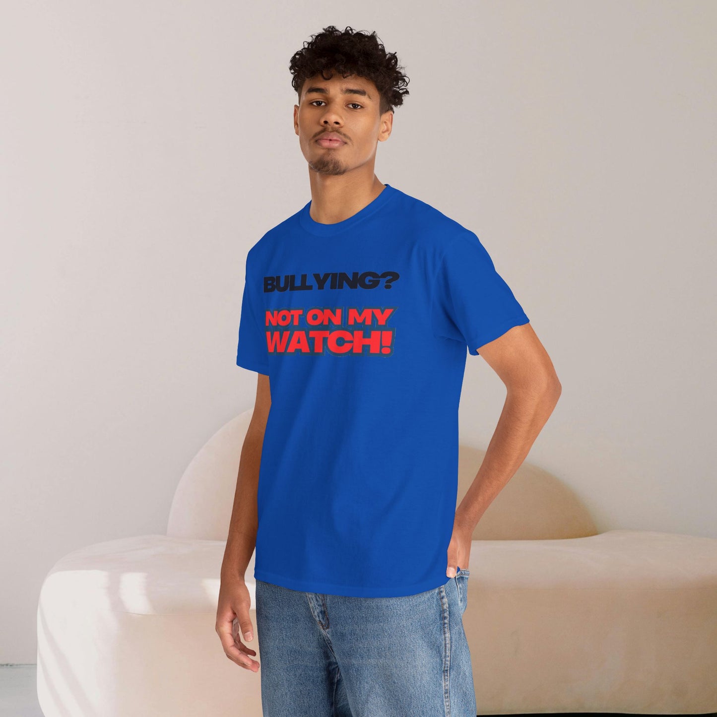 Anti-Bullying Awareness Tee, Unisex Heavy Cotton Tee, Advocacy Shirt, Supportive Gift, Youth Empowerment Apparel, Inclusive Fashion