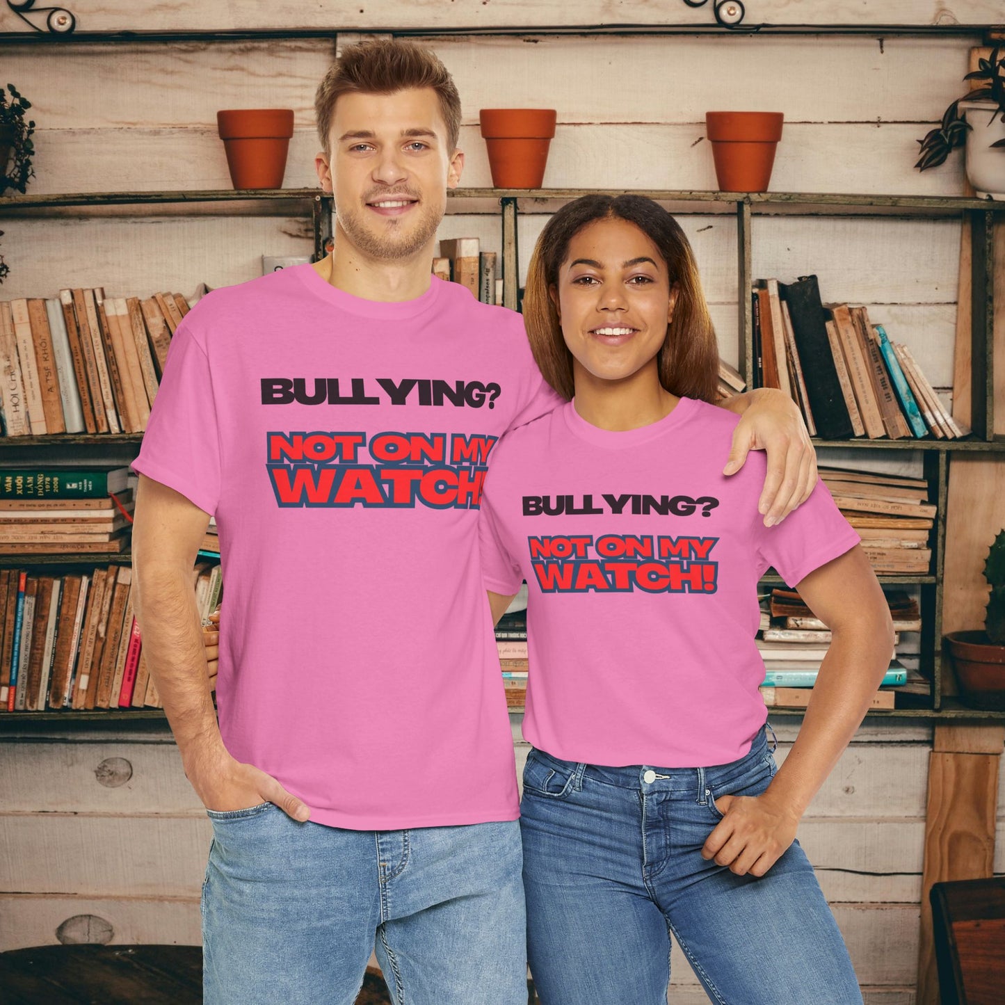 Anti-Bullying Awareness Tee, Unisex Heavy Cotton Tee, Advocacy Shirt, Supportive Gift, Youth Empowerment Apparel, Inclusive Fashion