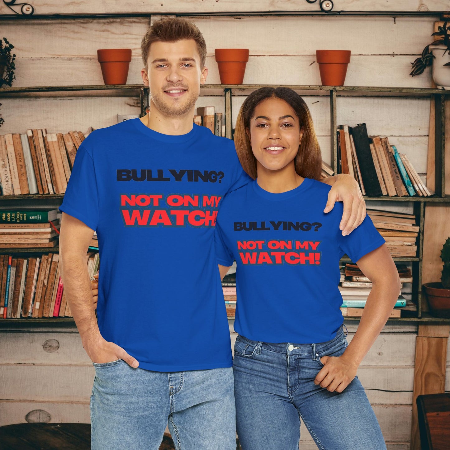 Anti-Bullying Awareness Tee, Unisex Heavy Cotton Tee, Advocacy Shirt, Supportive Gift, Youth Empowerment Apparel, Inclusive Fashion