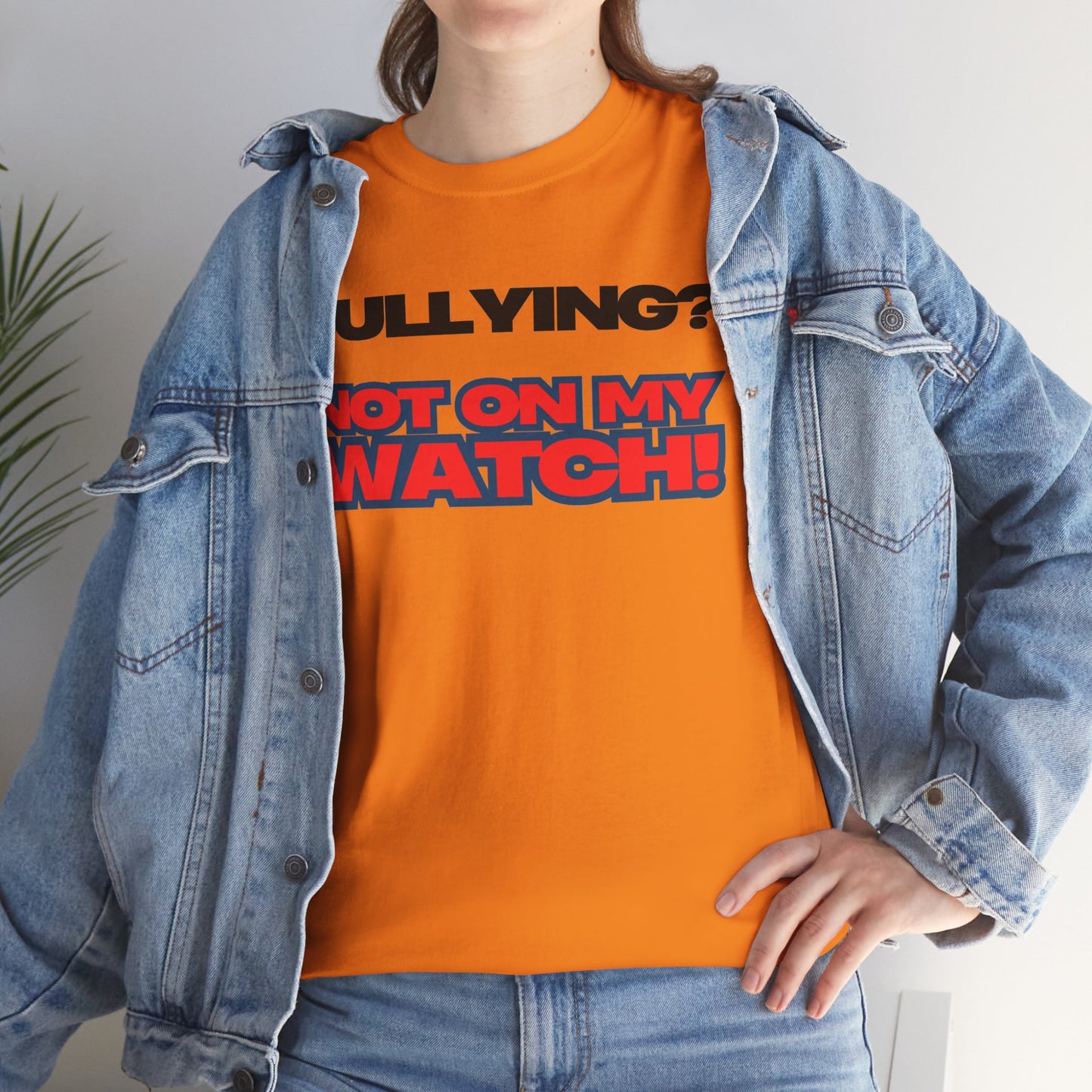 Anti-Bullying Awareness Tee, Unisex Heavy Cotton Tee, Advocacy Shirt, Supportive Gift, Youth Empowerment Apparel, Inclusive Fashion